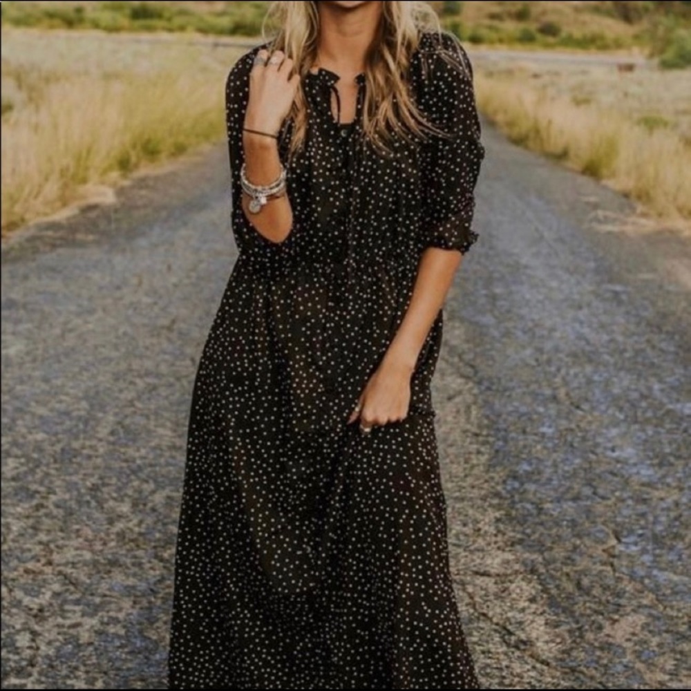 Roolee button down maxi dress